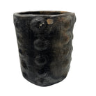 Sejnane Cylindrical Clay Bumpy Vessel - Dark Medium - Berbere Imports