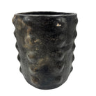 Sejnane Cylindrical Clay Bumpy Vessel - Dark Medium - Berbere Imports