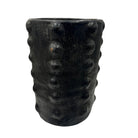 Sejnane Cylindrical Clay Bumpy Vessel - Dark Large - Berbere Imports