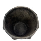 Sejnane Cylindrical Clay Bumpy Vessel - Dark Large - Berbere Imports