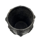 Sejnane Cylindrical Clay Bumpy Vessel - Dark Large - Berbere Imports