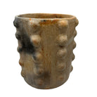 Sejnane Cylindrical Clay Bumpy Vessel - Light Medium - Berbere Imports