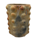 Sejnane Cylindrical Clay Bumpy Vessel - Light Large - Berbere Imports