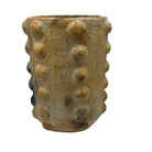 Sejnane Cylindrical Clay Bumpy Vessel - Light Large - Berbere Imports