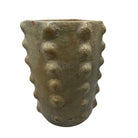 Sejnane Cylindrical Clay Bumpy Vessel - Light Large - Berbere Imports