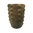 Sejnane Cylindrical Clay Bumpy Vessel - Light Large - Berbere Imports