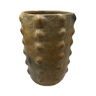 Sejnane Cylindrical Clay Bumpy Vessel - Light Large - Berbere Imports