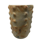 Sejnane Cylindrical Clay Bumpy Vessel - Light Large - Berbere Imports