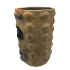 Sejnane Cylindrical Clay Bumpy Vessel - Light Large - Berbere Imports