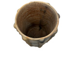 Sejnane Cylindrical Clay Bumpy Vessel - Light Large - Berbere Imports