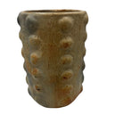 Sejnane Cylindrical Clay Bumpy Vessel - Light Large - Berbere Imports