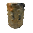 Sejnane Cylindrical Clay Bumpy Vessel - Light Large - Berbere Imports