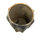 Sejnane Cylindrical Clay Bumpy Vessel - Light Large - Berbere Imports