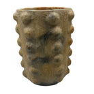 Sejnane Cylindrical Clay Bumpy Vessel - Light Large - Berbere Imports