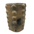 Sejnane Cylindrical Clay Bumpy Vessel - Light Large - Berbere Imports