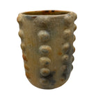 Sejnane Cylindrical Clay Bumpy Vessel - Light Large - Berbere Imports