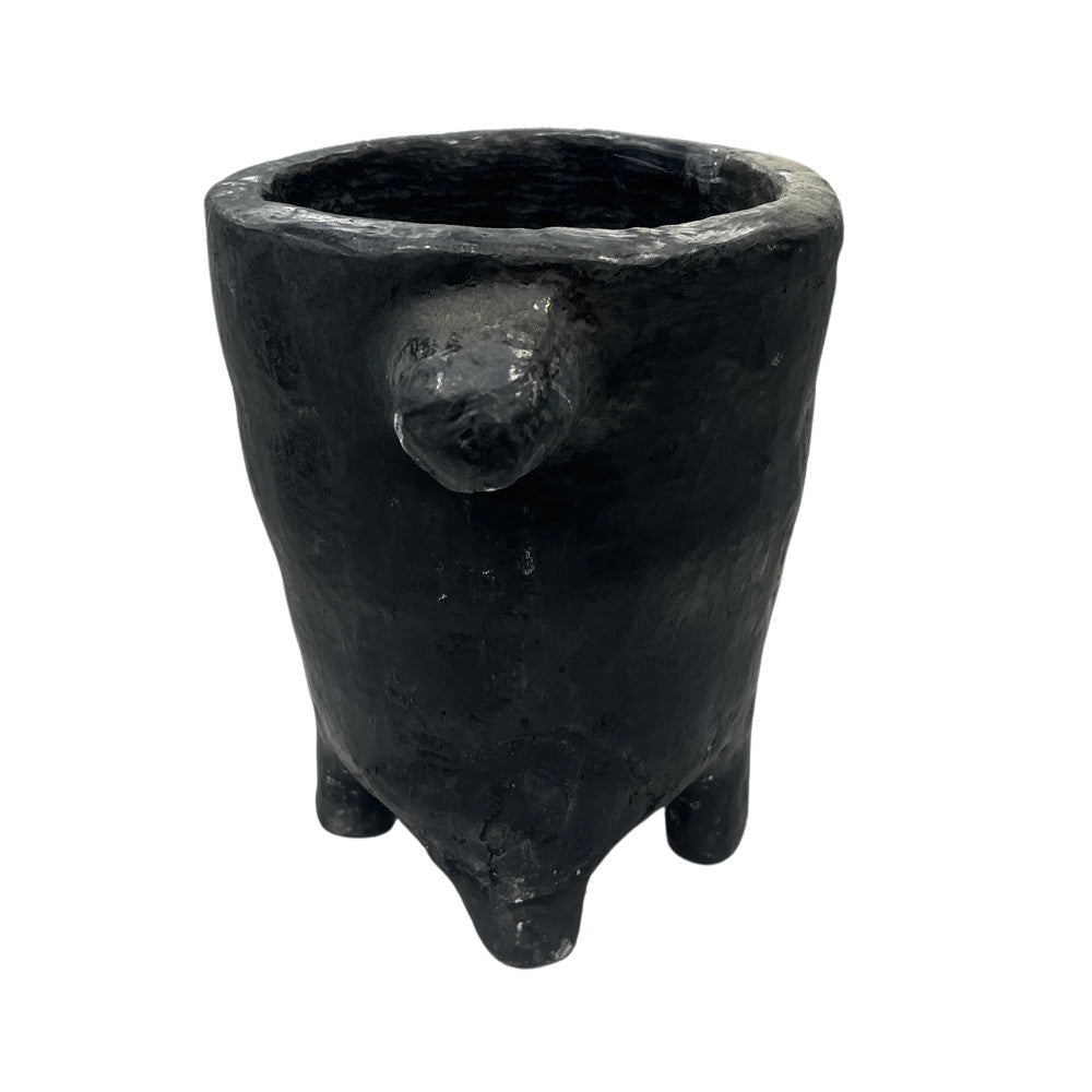 Sejnane Clay Vessel With Legs - Berbere Imports