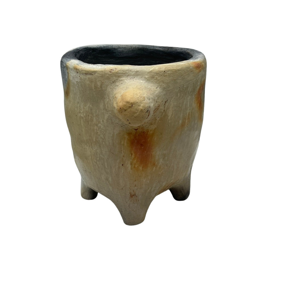 Sejnane Clay Vessel With Legs - Berbere Imports