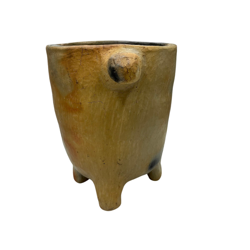 Sejnane Clay Vessel With Legs - Berbere Imports