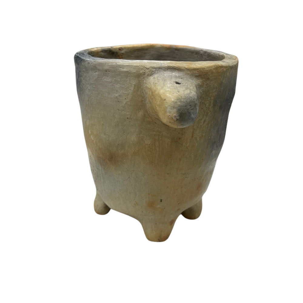 Sejnane Clay Vessel With Legs - Berbere Imports