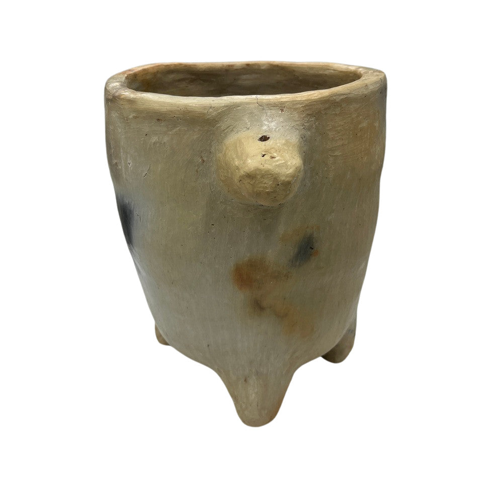 Sejnane Clay Vessel With Legs - Berbere Imports