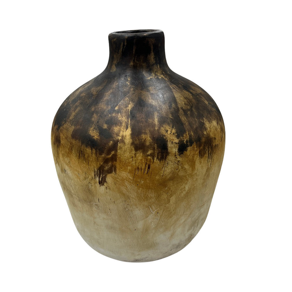 Indonesian Glazed Terracotta Vessel - Berbere Imports