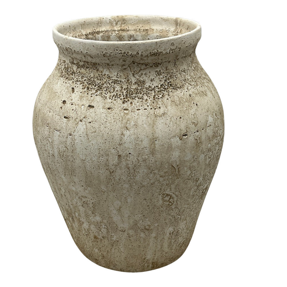 Hungarian Terracotta Vessel With Antiqued Finish - Berbere Imports