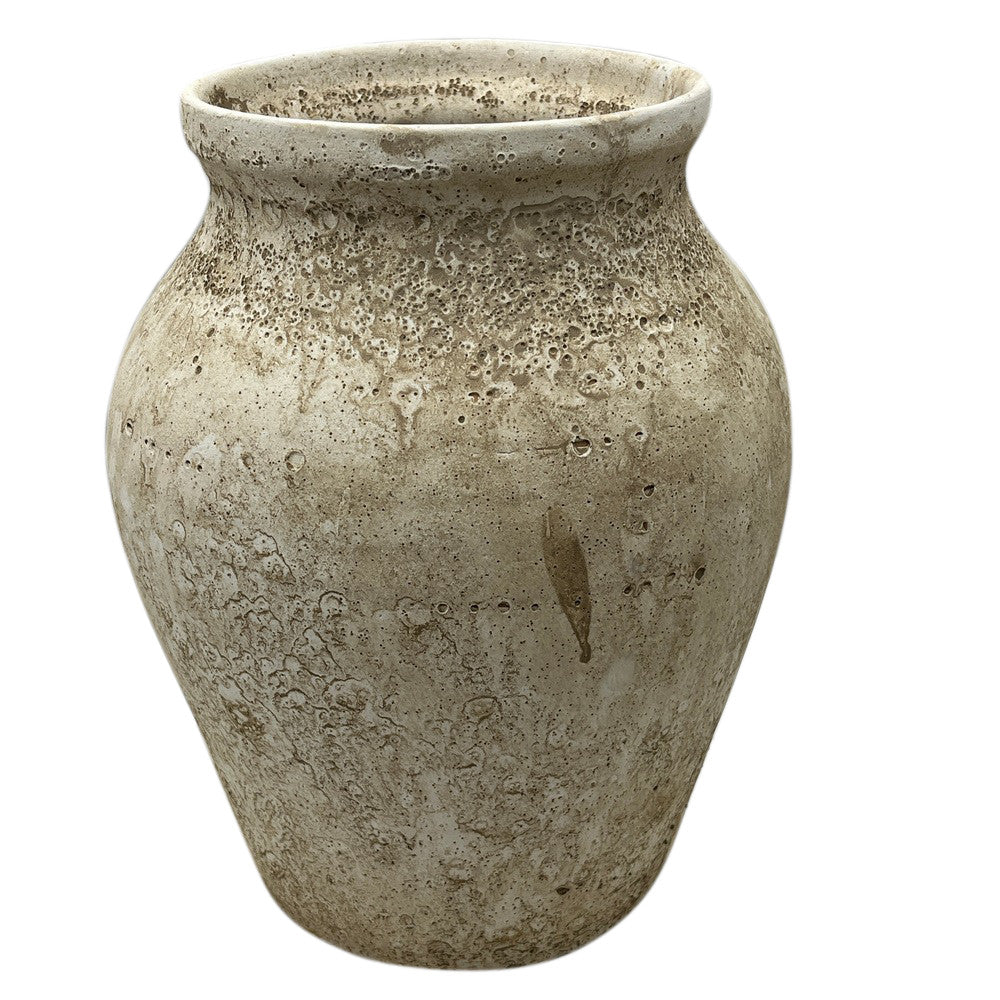 Hungarian Terracotta Vessel With Antiqued Finish - Berbere Imports