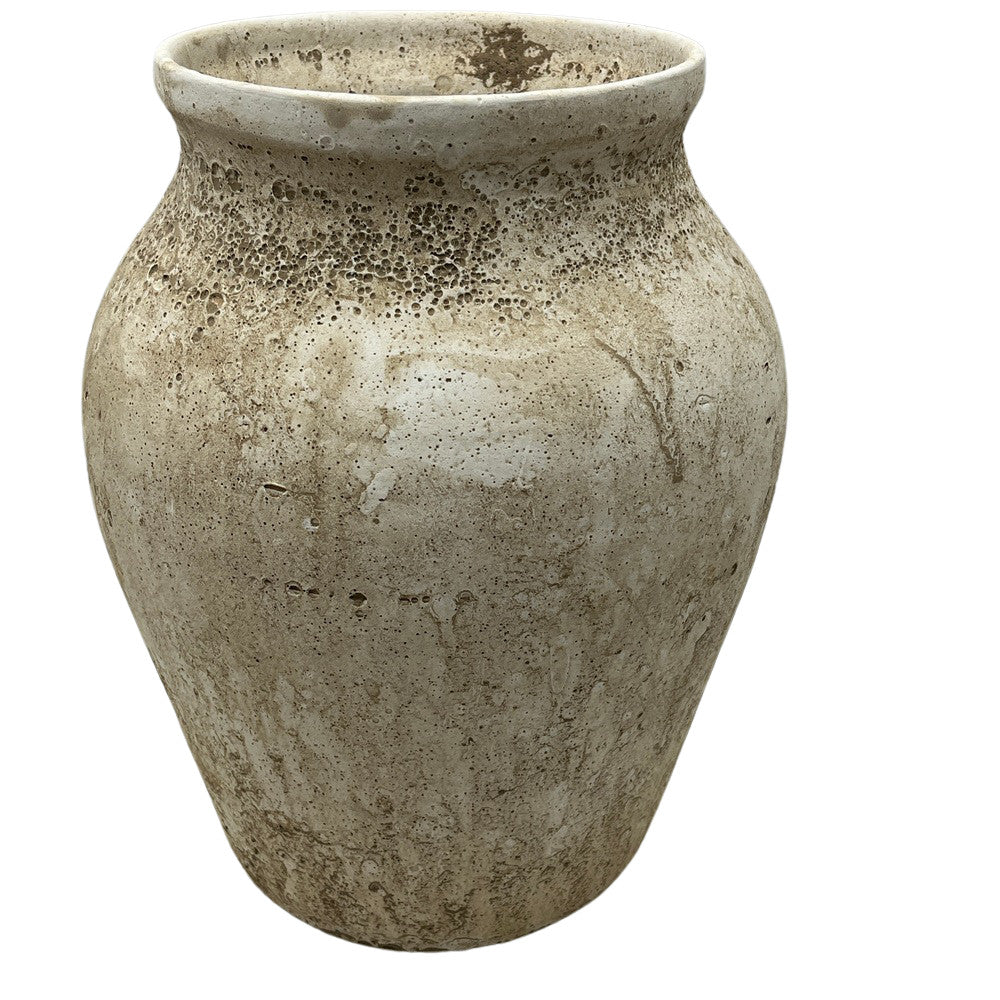 Hungarian Terracotta Vessel With Antiqued Finish - Berbere Imports