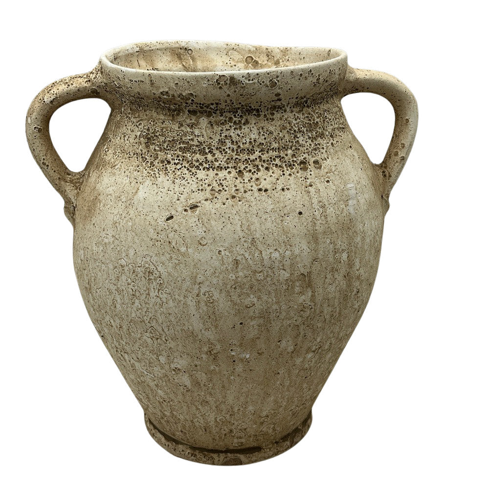 Hungarian Terracotta Vessel With Antiqued Finish - Berbere Imports