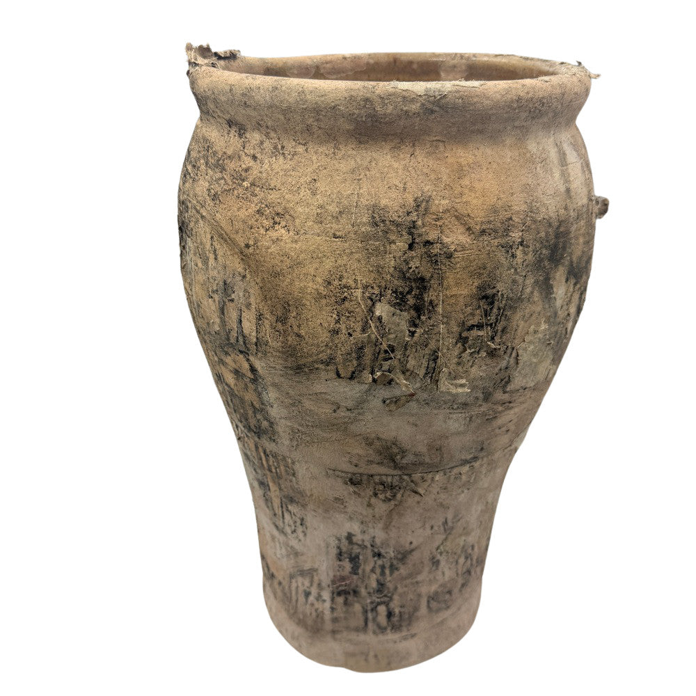 Antique Moroccan Terracotta Coastal Olive Jar - Berbere Imports