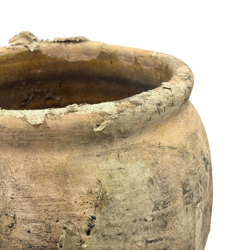 Antique Moroccan Terracotta Coastal Olive Jar - Berbere Imports