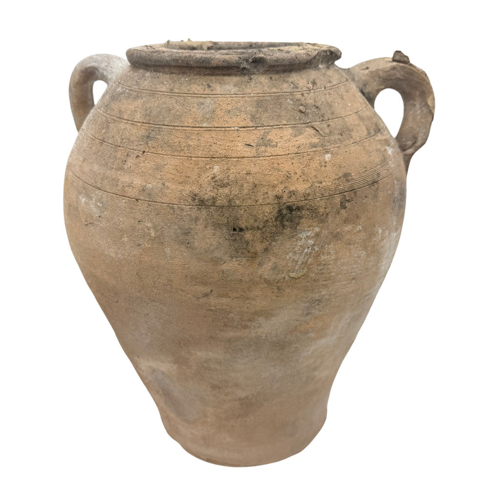 Antique Moroccan Terracotta Coastal Olive Jar - Berbere Imports