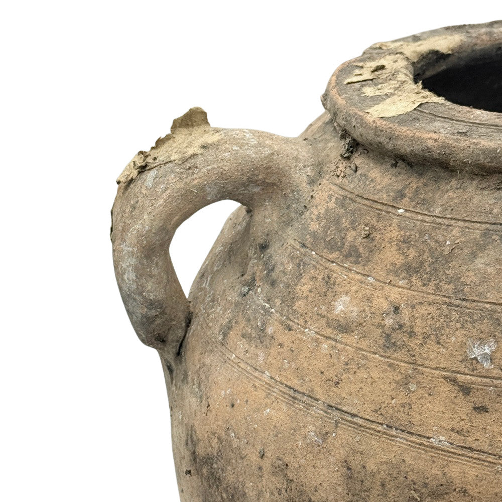 Antique Moroccan Terracotta Coastal Olive Jar - Berbere Imports
