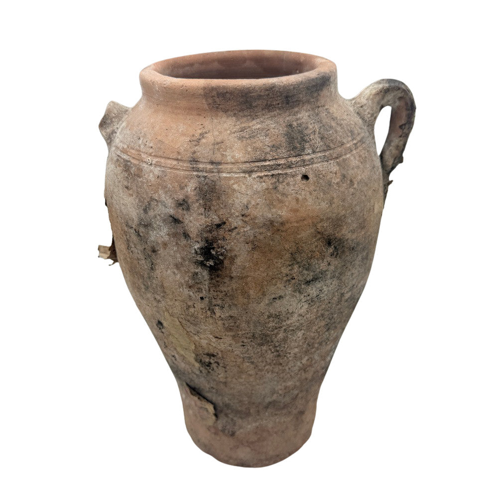 Antique Moroccan Terracotta Coastal Olive Jar - Berbere Imports