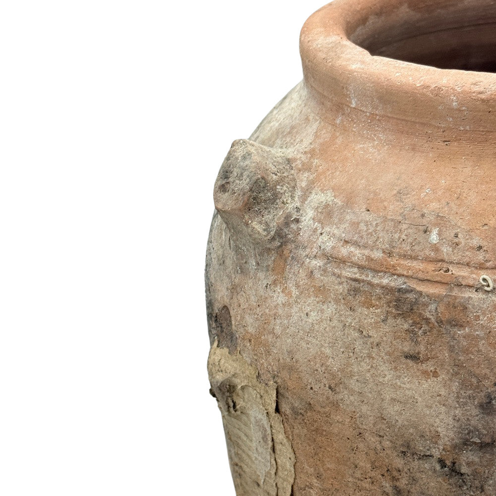 Antique Moroccan Terracotta Coastal Olive Jar - Berbere Imports