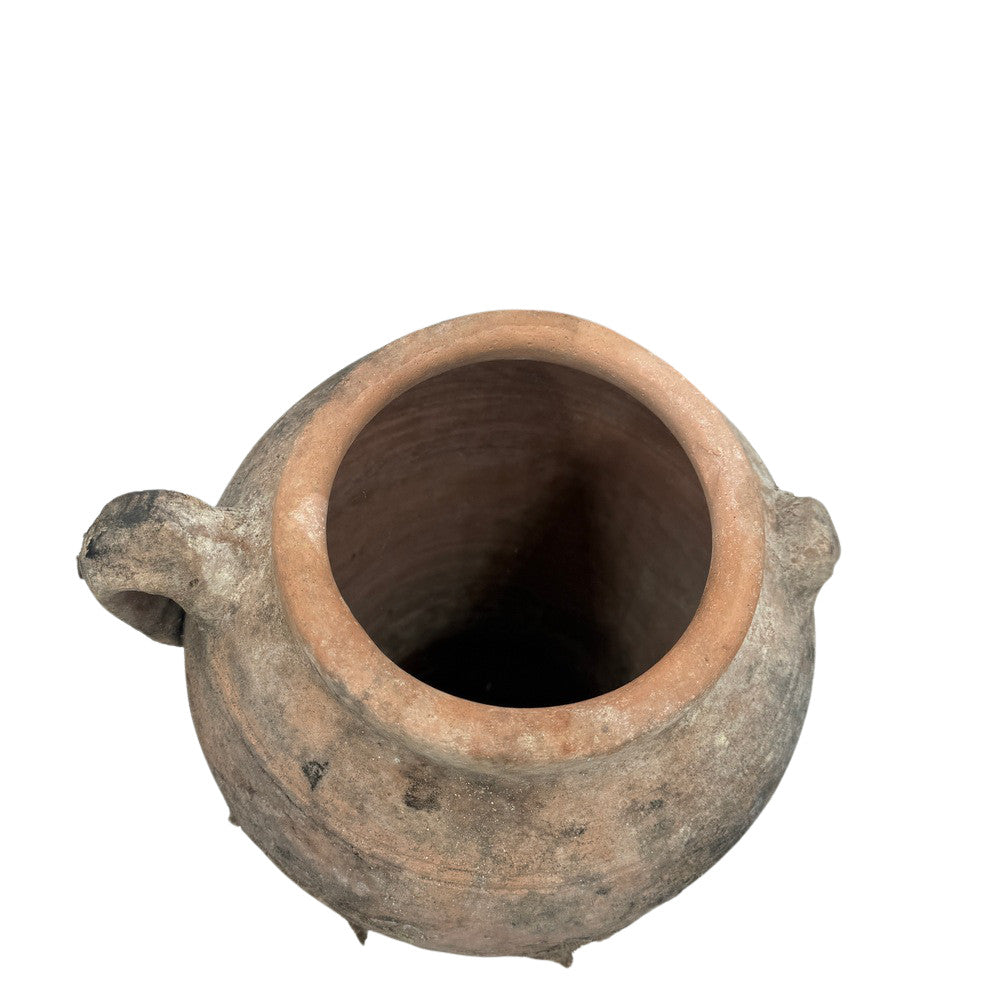 Antique Moroccan Terracotta Coastal Olive Jar - Berbere Imports