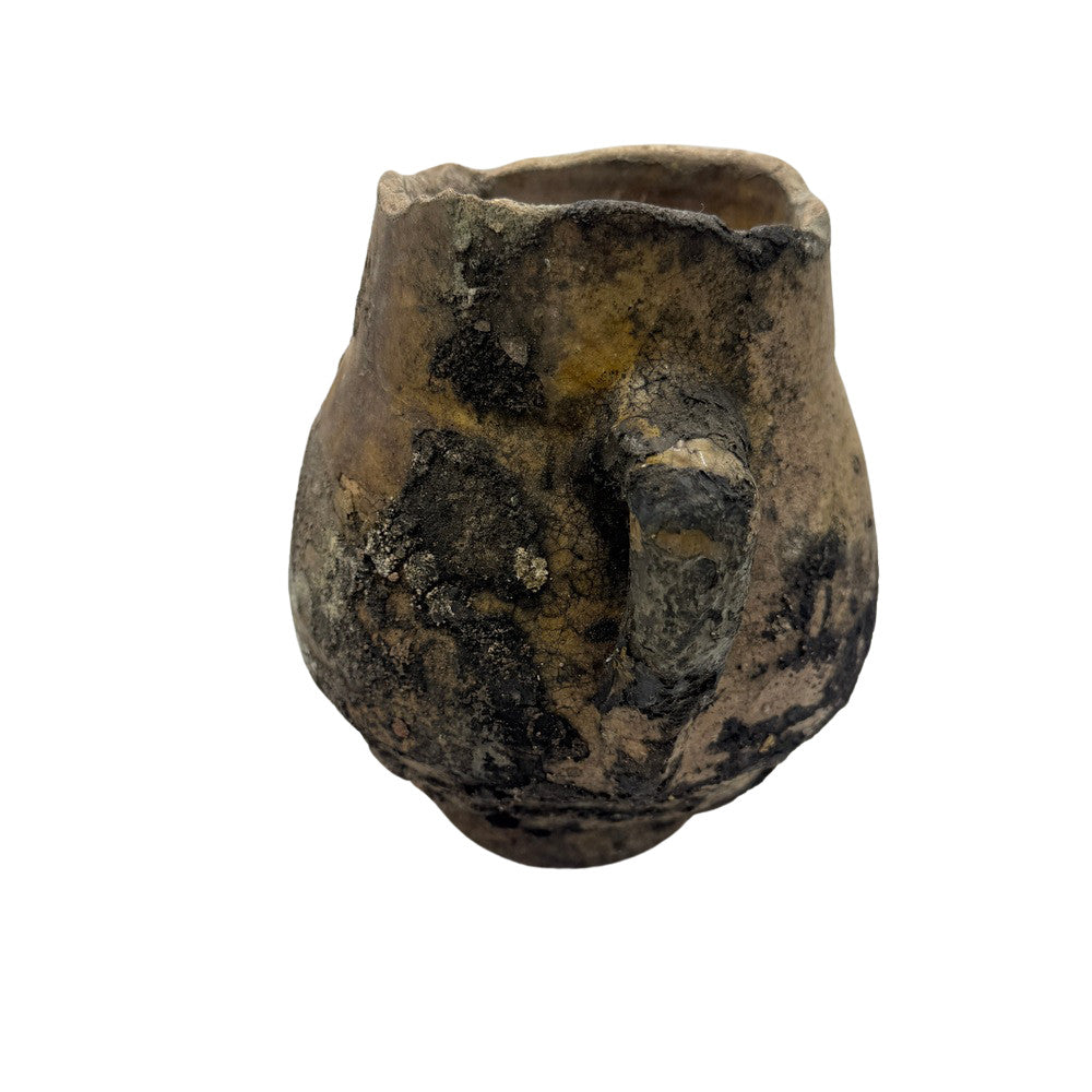 Antique Moroccan Terracotta Vessel - Small - Berbere Imports