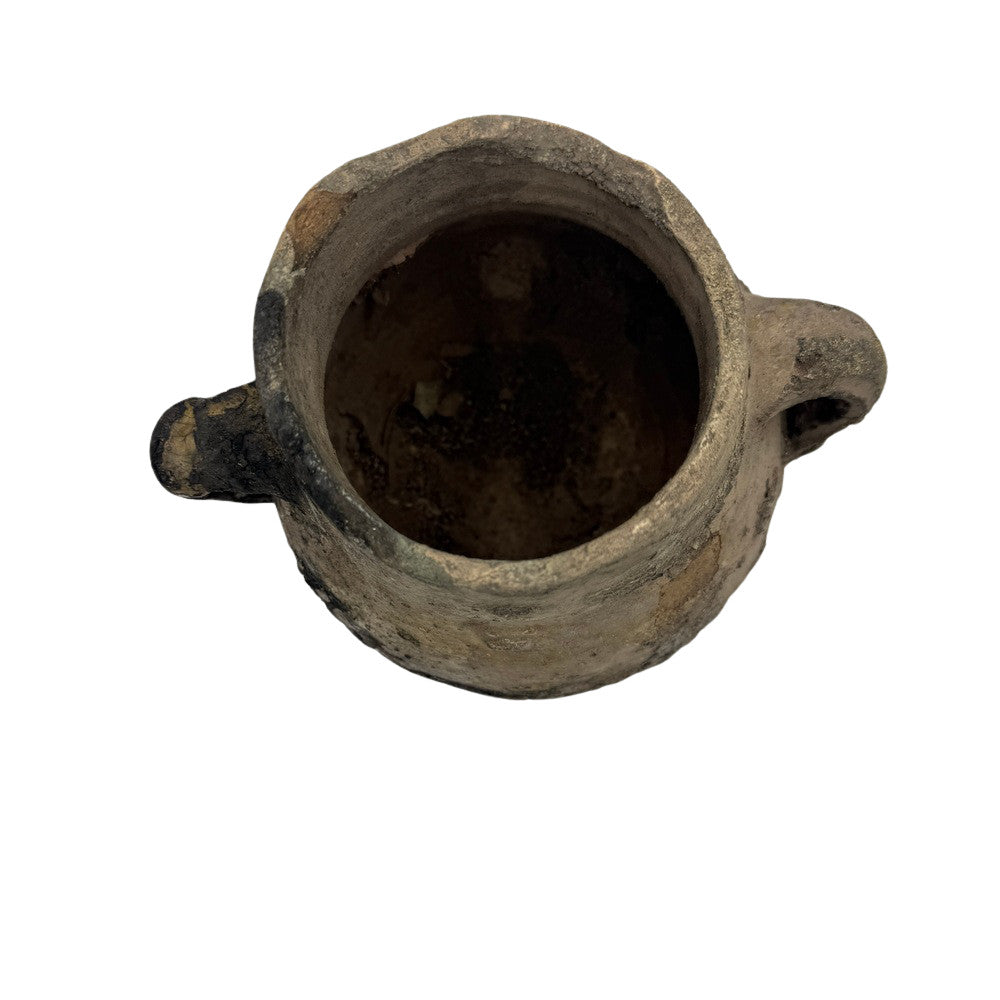 Antique Moroccan Terracotta Vessel - Small - Berbere Imports