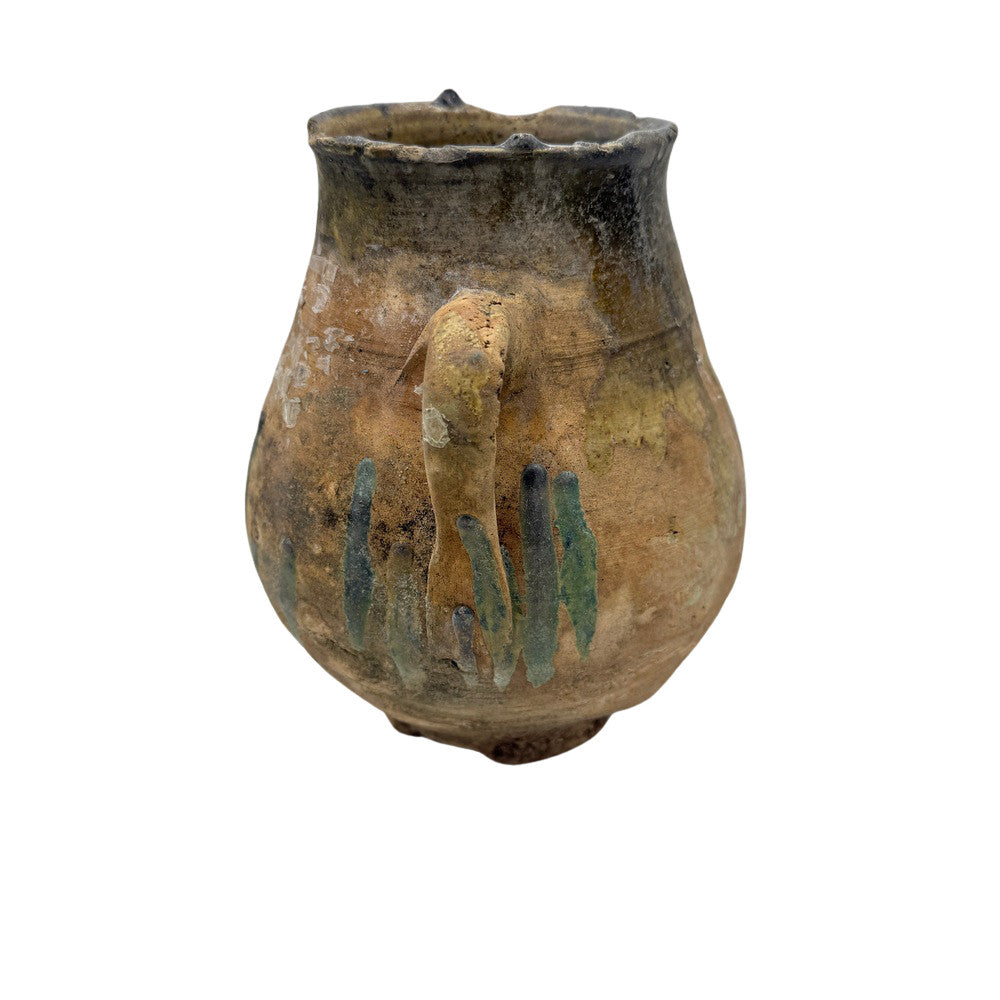 Antique Moroccan Terracotta Vessel - Small - Berbere Imports