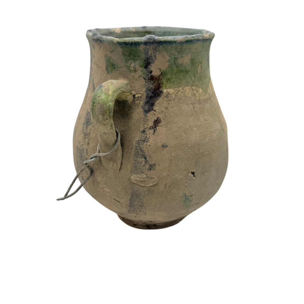Antique Moroccan Terracotta Vessel - Small - Berbere Imports