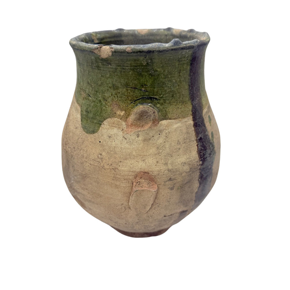 Antique Moroccan Terracotta Vessel - Small - Berbere Imports
