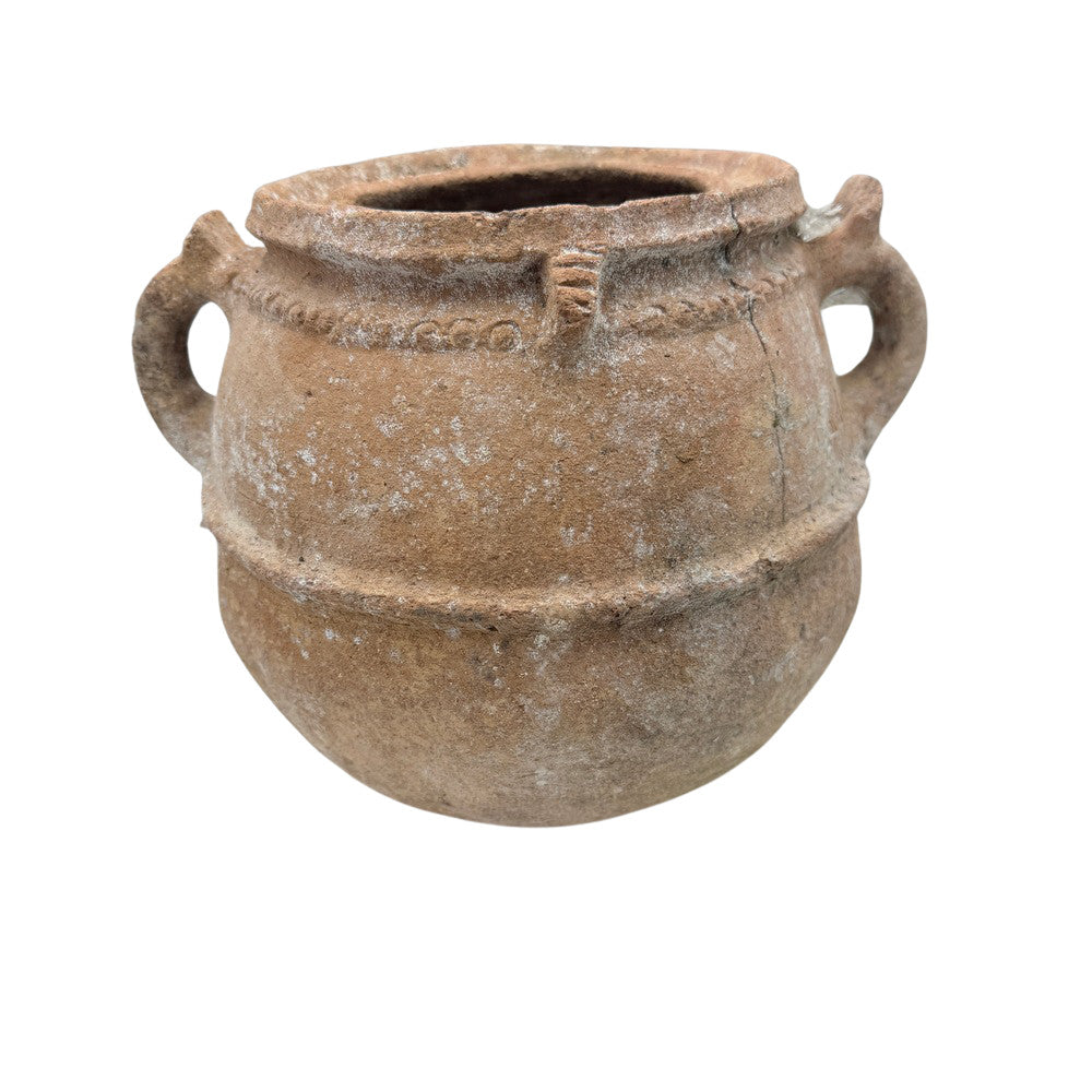 Antique Moroccan Terracotta Vessel - Small - Berbere Imports