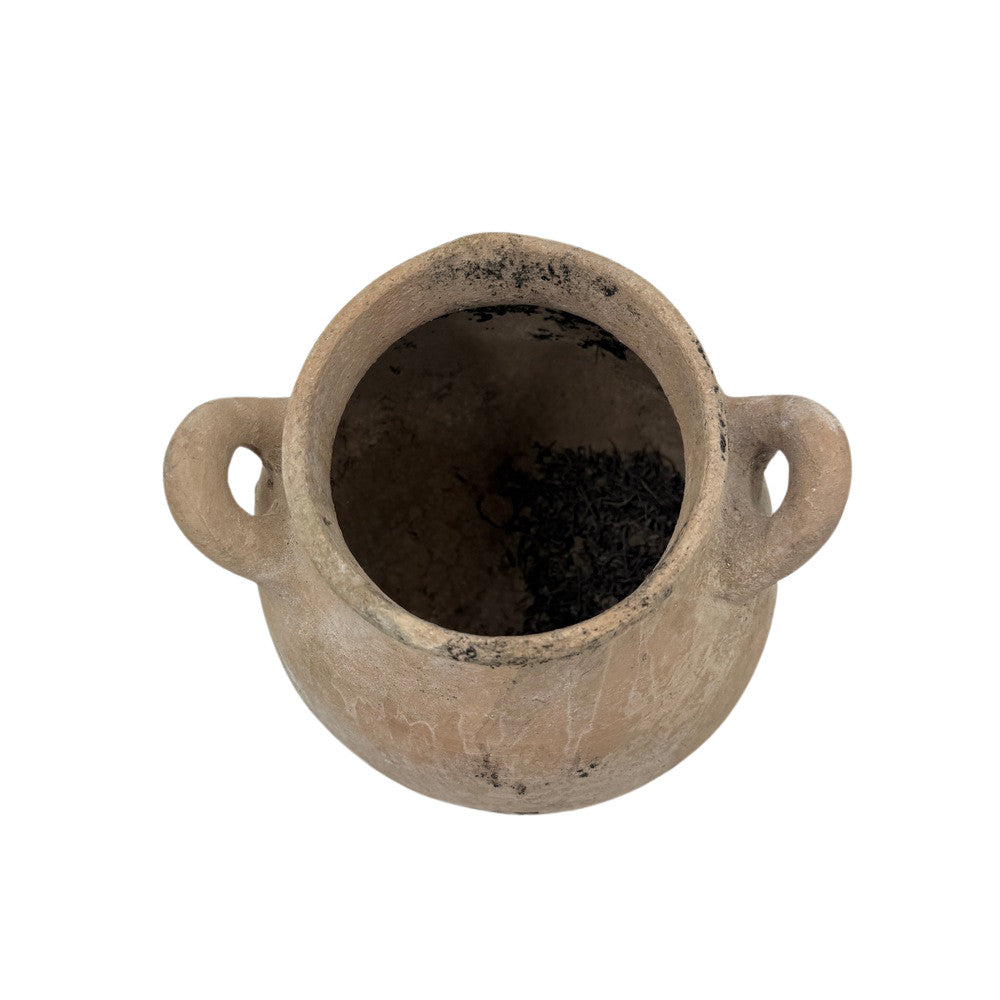Antique Moroccan Terracotta Vessel - Small - Berbere Imports
