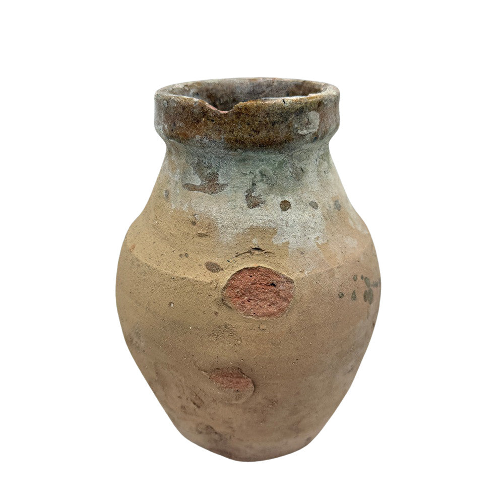 Antique Moroccan Terracotta Vessel - Small - Berbere Imports