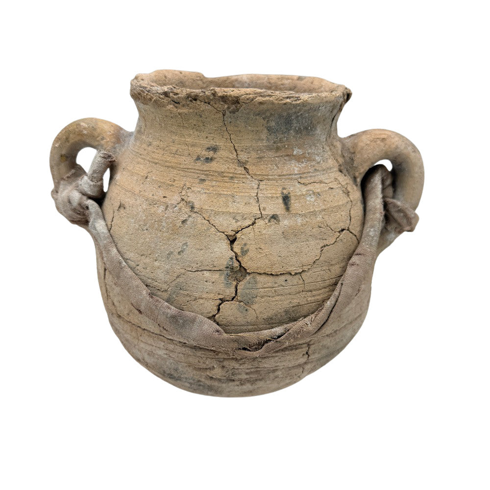 Antique Moroccan Terracotta Vessel - Small - Berbere Imports