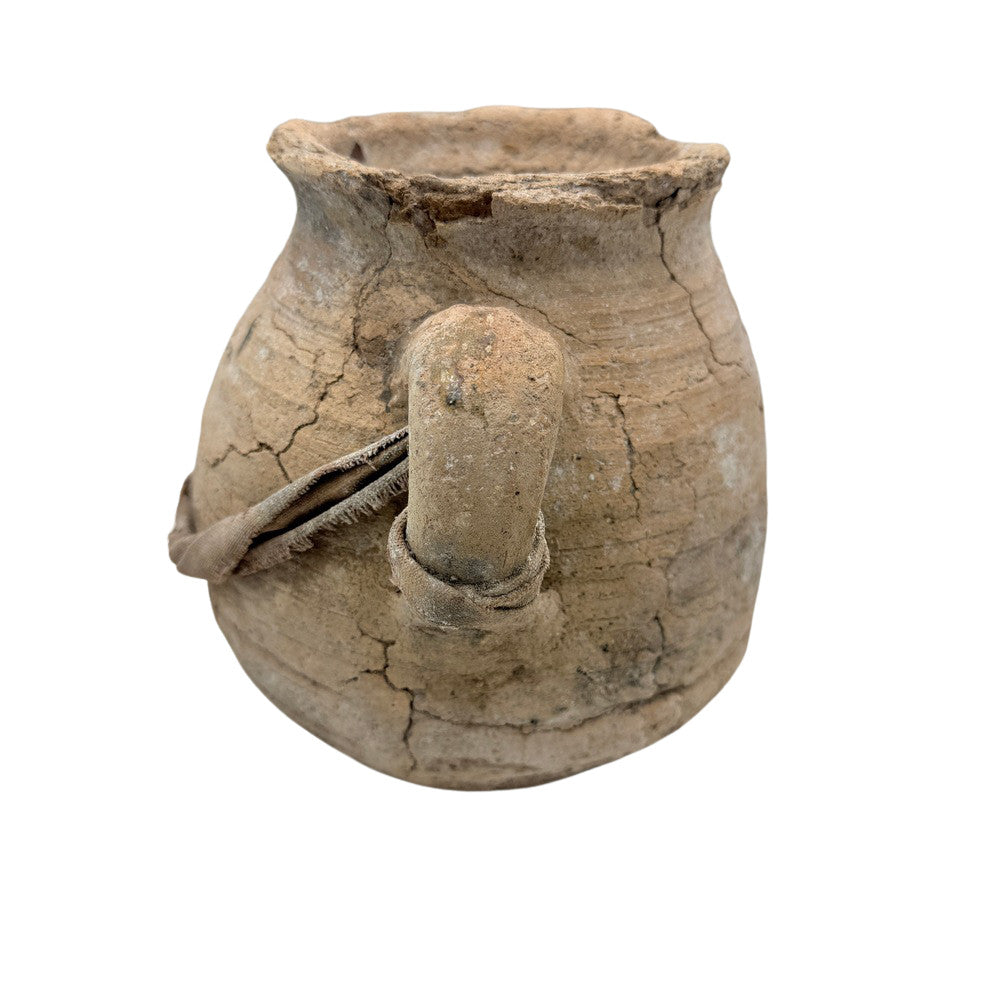 Antique Moroccan Terracotta Vessel - Small - Berbere Imports