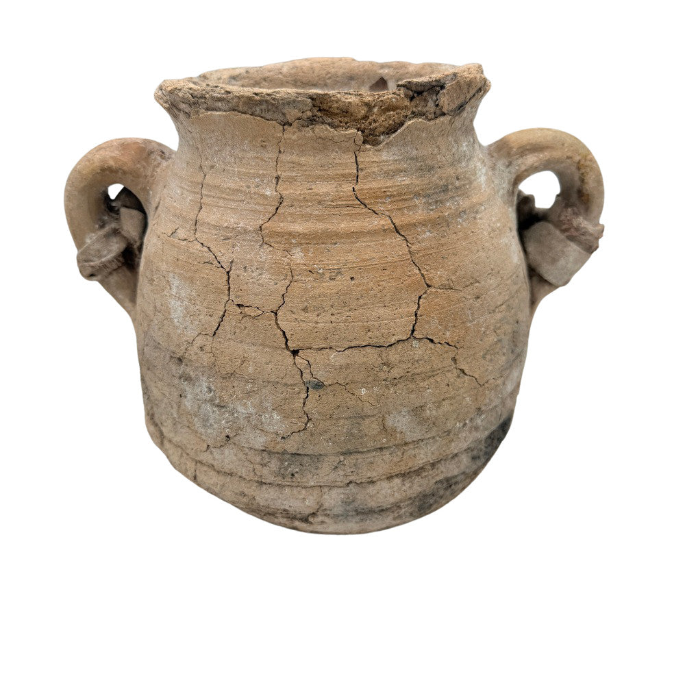 Antique Moroccan Terracotta Vessel - Small - Berbere Imports