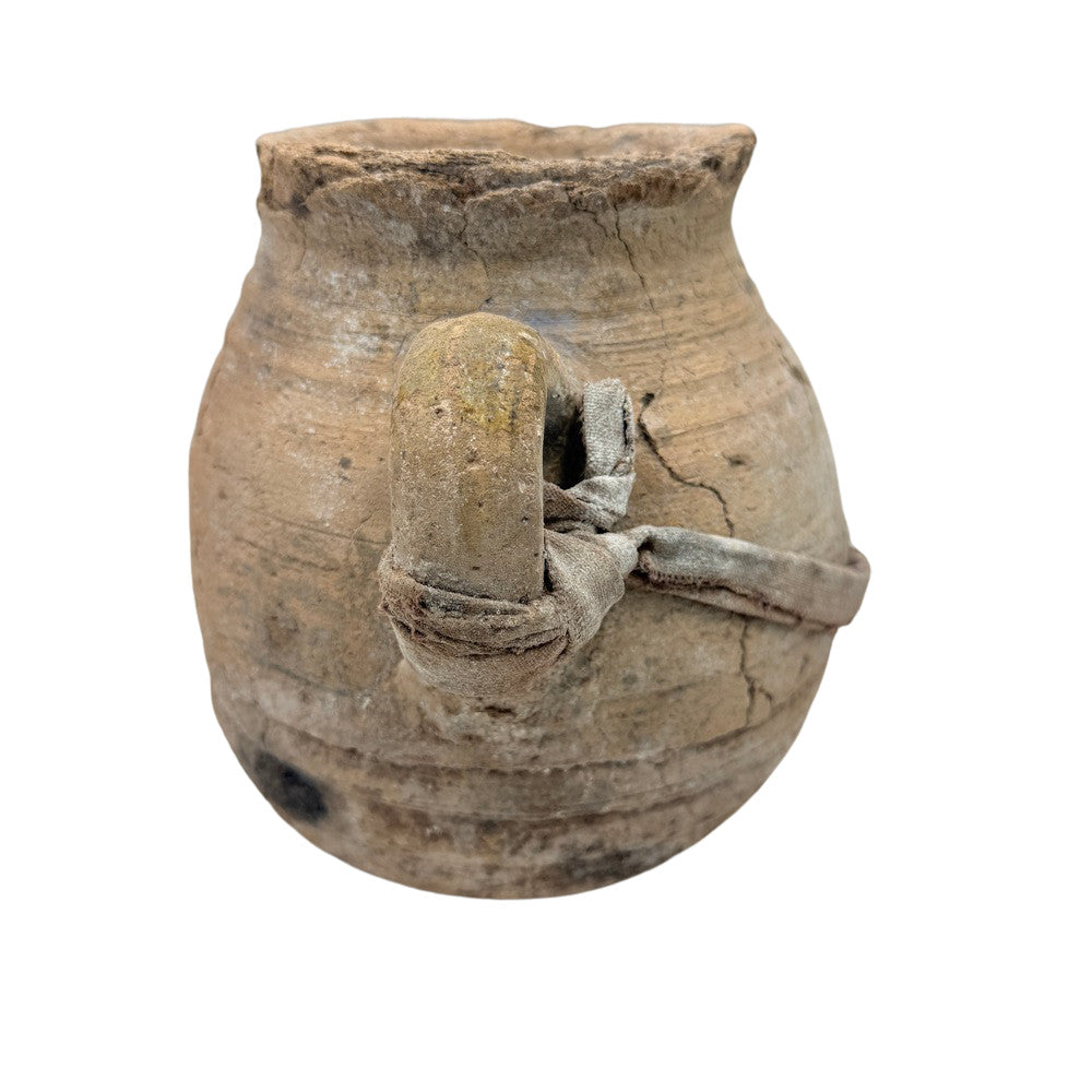 Antique Moroccan Terracotta Vessel - Small - Berbere Imports