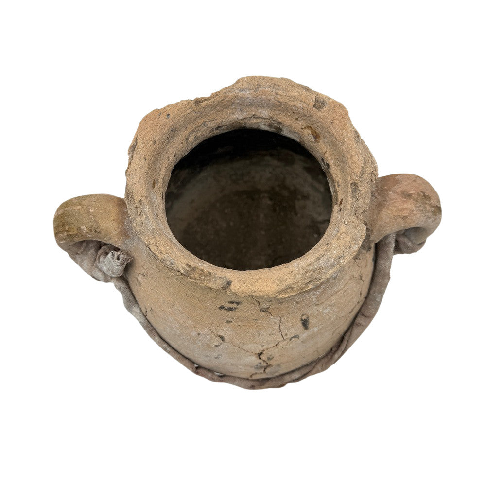 Antique Moroccan Terracotta Vessel - Small - Berbere Imports